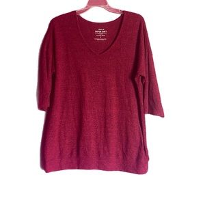torrid super plush red sweater size 1x
